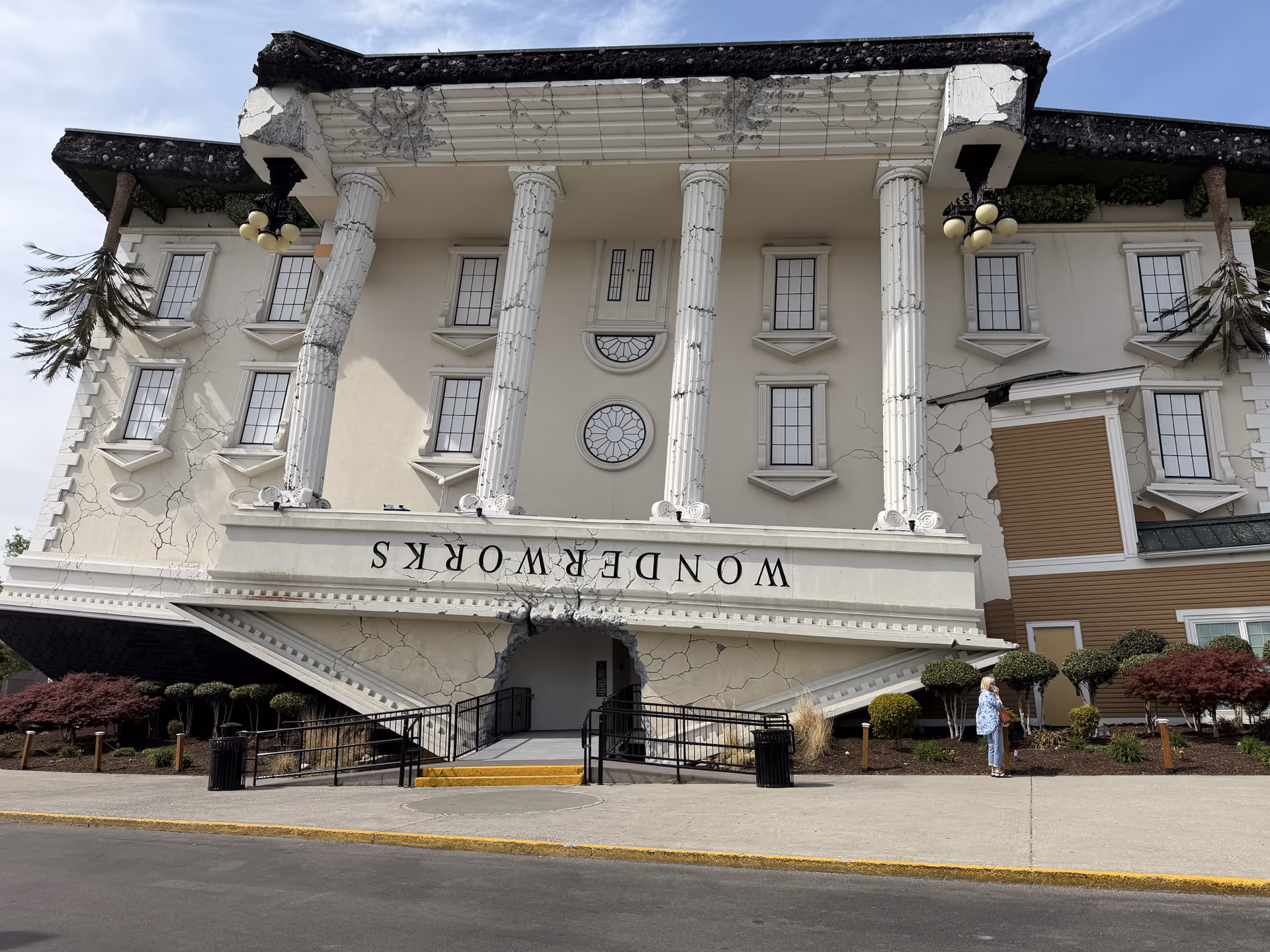 WonderWorks upside-down building facade in Pigeon Forge